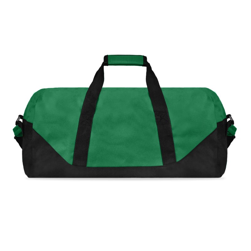 Dalix 21'' Large Duffle Bag with Adjustable Strap (Dark Green) - Image 3